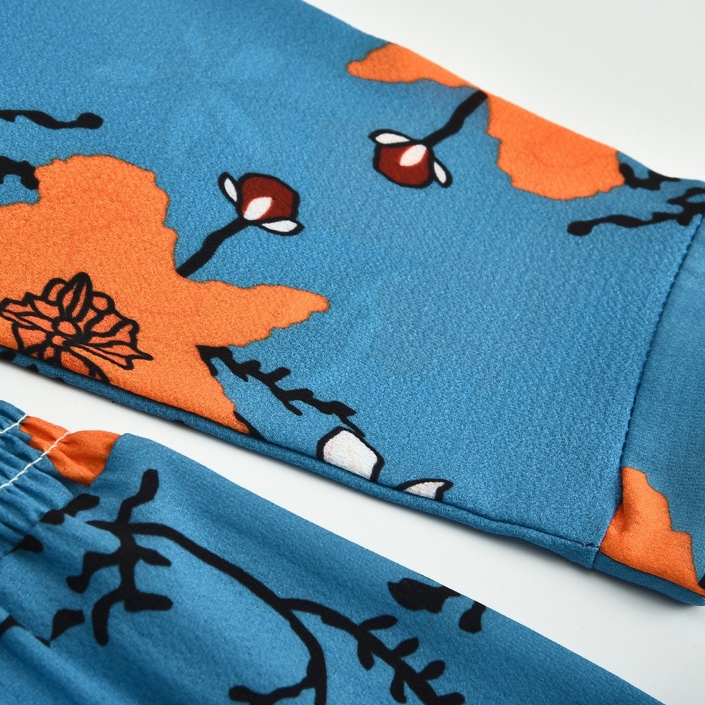 🆕Ocean Blue Floral Half Sleeve Maxi Dress - Picture 7 of 8